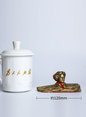 毛泽东主席青年像纯铜经典礼品