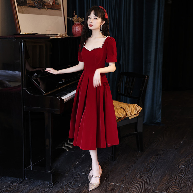 新娘小礼服裙结婚平时可穿秋敬酒服 芸梦珊礼服/晚装