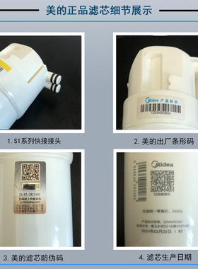 美的M1/MU136-4华凌MU151-4滤芯