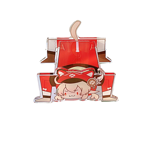 原神周边亚克力同人原创钟离达达利亚魈胡桃温迪立牌摆件生日礼物 - 图3