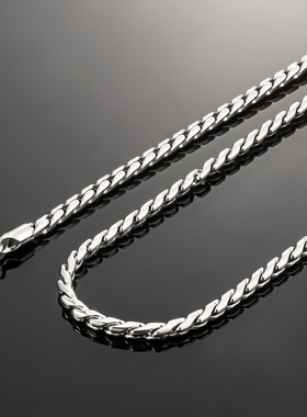 钛钢龙骨不掉色项链高级感