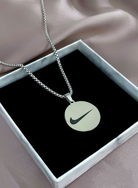 钛钢对钩街头潮酷毛衣链买一送一