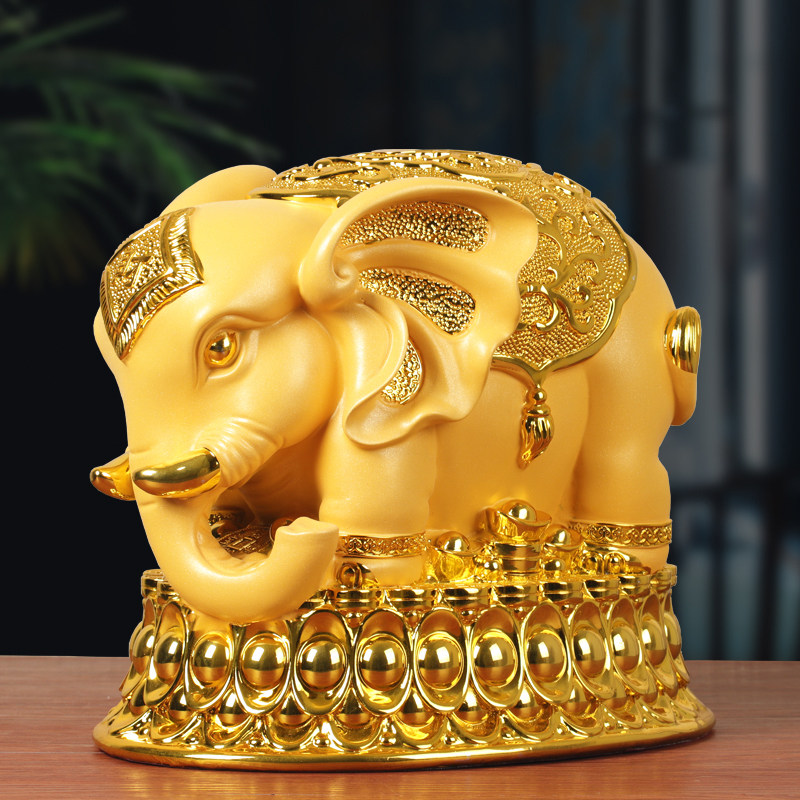 2023年招财大象存钱罐可存可取储蓄罐大人家用大容量超大摆件礼品,淘宝优惠券,粉丝福利购,淘宝优惠卷
