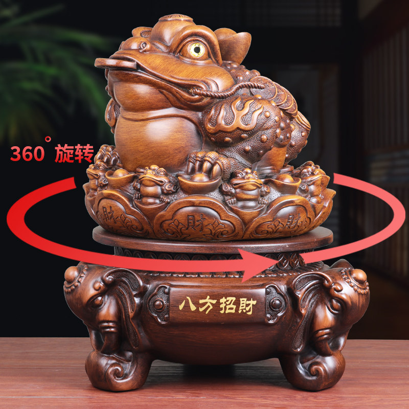 招财金蟾摆件三足金蝉大号蟾蜍店铺乔迁开业礼品家居办公桌装饰品,淘宝优惠券,粉丝福利购,淘宝优惠卷