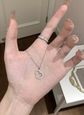 好运自来「幸运葫芦」玉髓项链