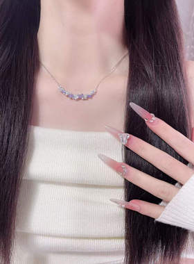 bulingbuling紫钻紫滕花项链~