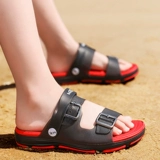 Детские тапочки для мальчиков, сандалии, слайдеры, нескользящая пляжная обувь, в корейском стиле, семейный стиль