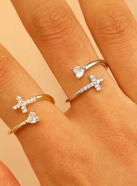 欧美指环跨境简约多层开口