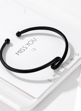 时尚新款创意手饰 金属波浪开口手镯 波西米亚扭曲手速卖通逊热卖