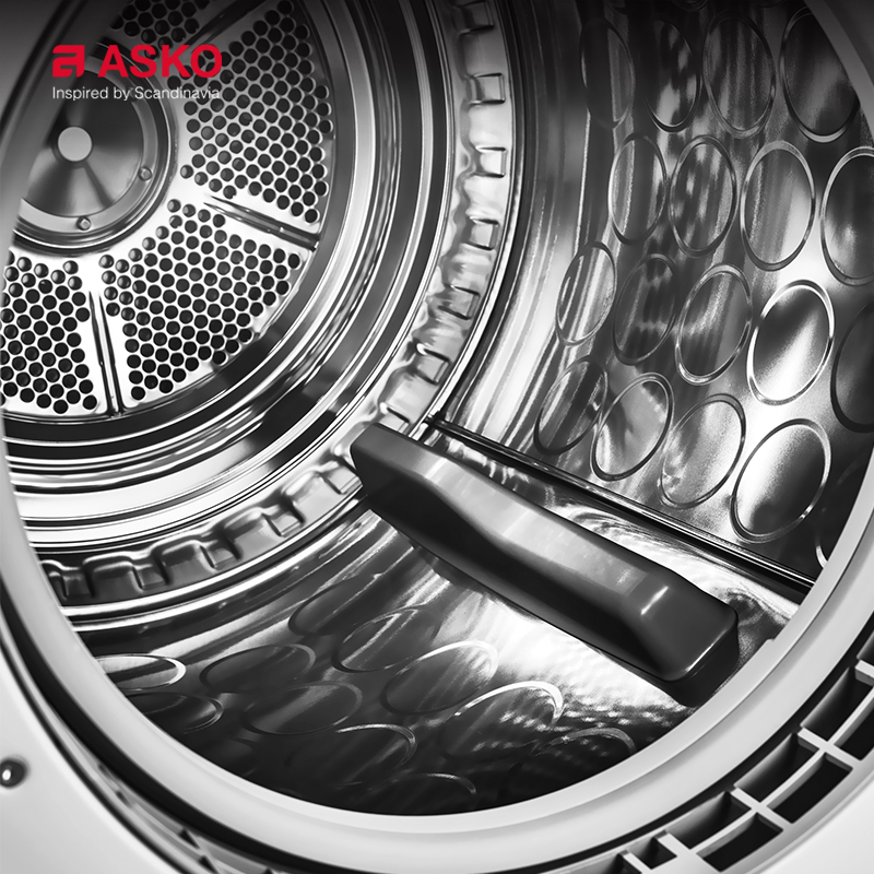 ASKO 风格系列10+10kg洗烘套装欧洲进口热泵烘干不锈钢四合一组合 - 图0