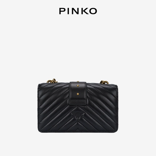 Pinko xioxiangfeng Girm Girm Lamb Skin Skin Ploum Plouds Crossbody Laked Diamond Decoration ласточка птица Bird Ban Guanqi искренние