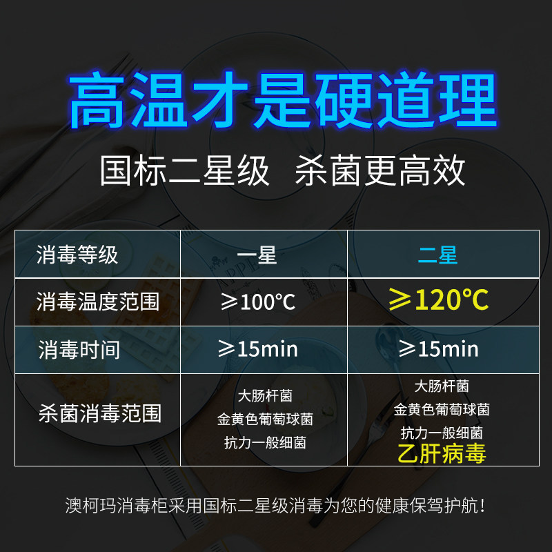 澳柯玛家用小型台式立式迷你消毒柜 澳柯玛商用上信消毒柜