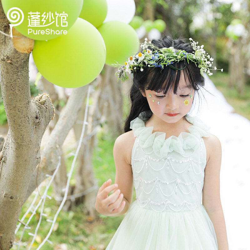 pureshare蓬纱馆 女童礼服新款夏季公主裙高端儿童演出服走秀女孩,淘宝优惠券,粉丝福利购,淘宝优惠卷