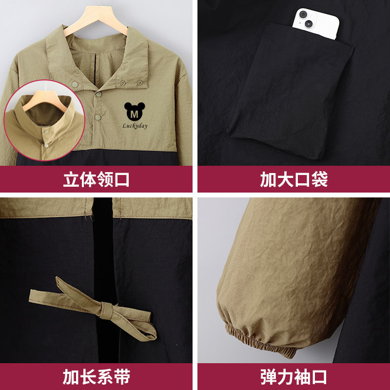 新款高档时尚罩衣外穿防泼水家用厨房围裙长袖上班专用工作服定制,淘宝优惠券,粉丝福利购,淘宝优惠卷