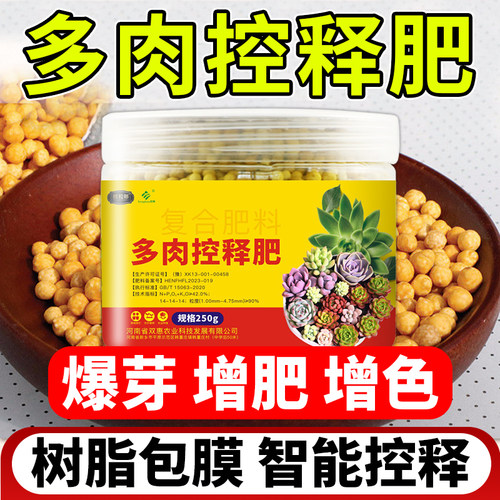多肉控释肥多肉肥料专用肥植物营养颗粒缓释肥多肉营养液花肥 - 图0