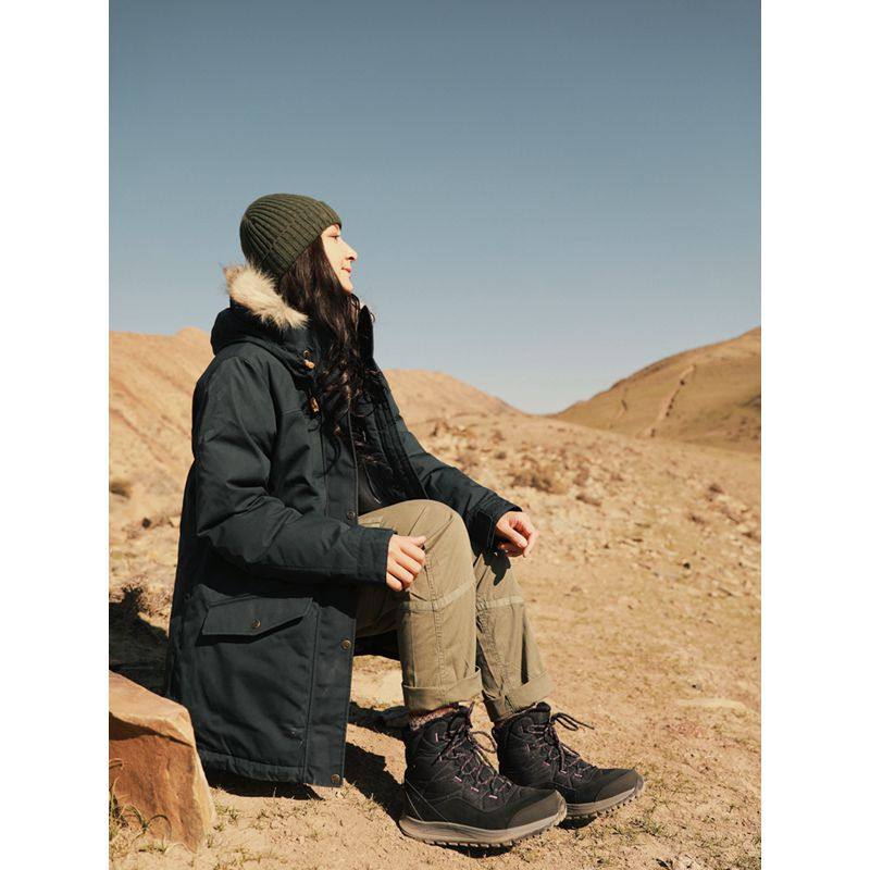 冬季加绒加厚抗冻保暖防水防滑女户外登山雪地靴高帮徒步棉鞋抗寒,淘宝优惠券,粉丝福利购,淘宝优惠卷