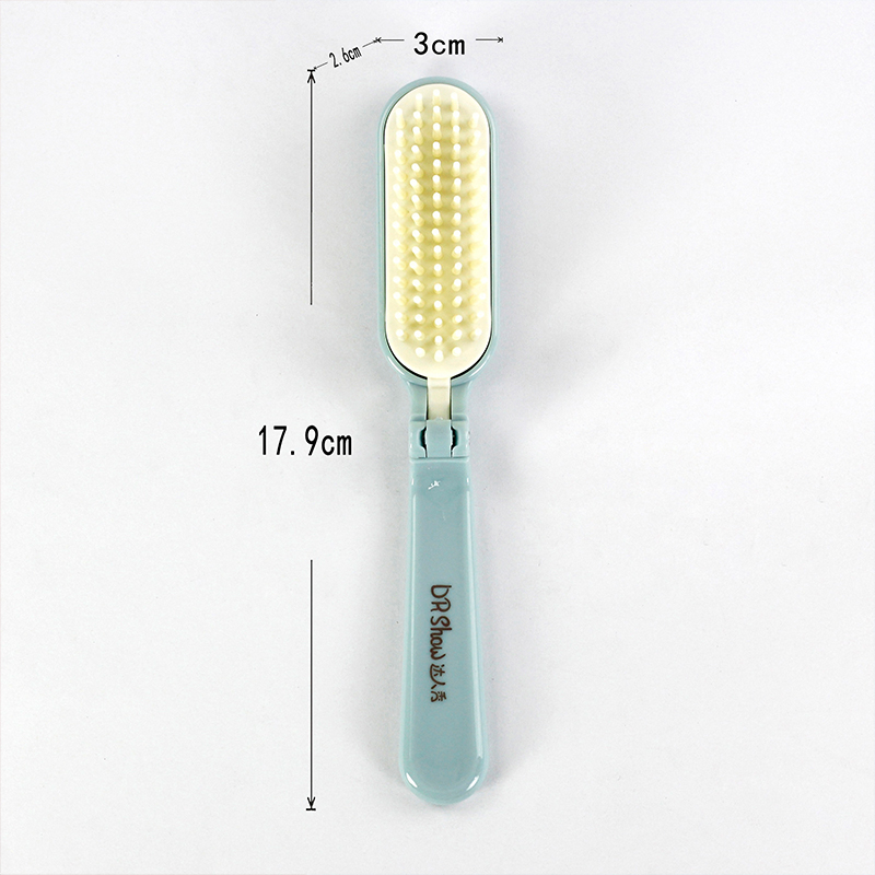 折叠梳子便携旅行软齿小直发卷发卷发梳塑料迷你小梳子随身携带