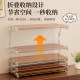 Desktop foldable multi-layer coffee cup holder storage rack