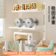 Retractable microwave storage rack multi-layer storage rack