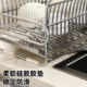 Stainless steel drain rack with extra large capacity, corrosion-resistant and rust-resistant