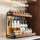 Medieval style spice rack countertop multi-function