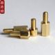 Hexagonal screw fixing column single pass inner and outer teeth