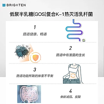 日本brighten肠胃胀气反酸益生菌[20元优惠券]-寻折猪