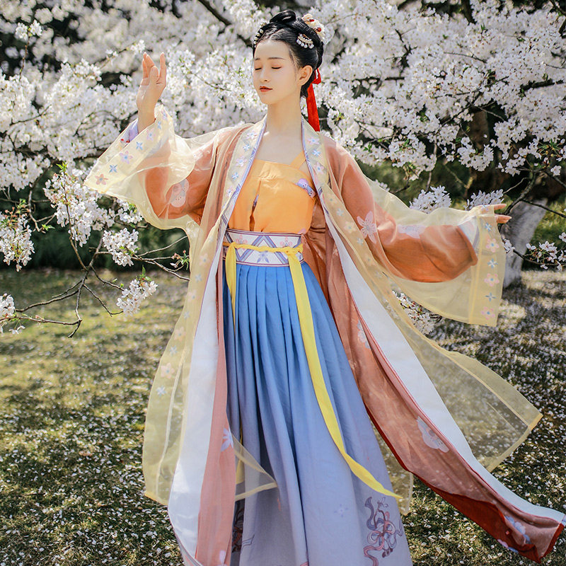 【兰彩荷】原创正品宋制汉服女夏画扇 画扇汉服