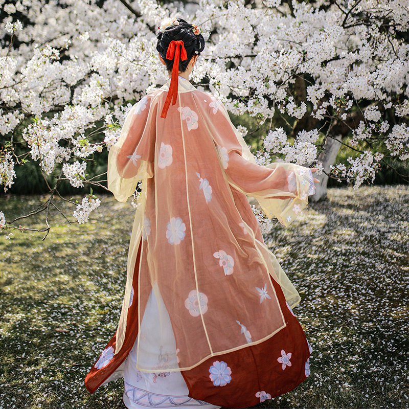 【兰彩荷】原创正品宋制汉服女夏画扇 画扇汉服