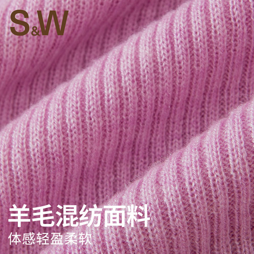SW速惟针织短袖女polo领纯欲小衫纽扣高级设计感别致上衣2026新款 - 图1