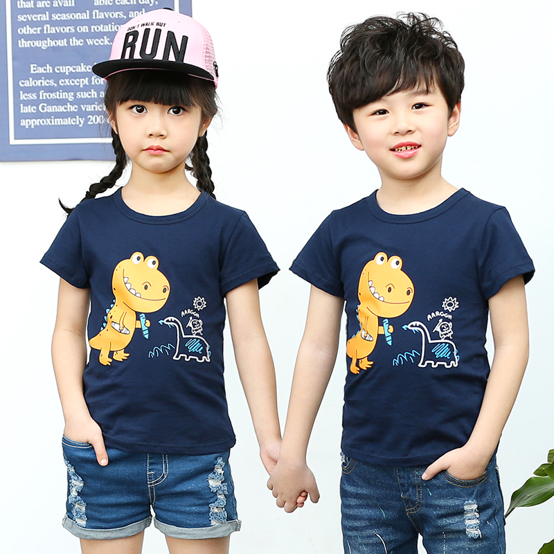 儿童短袖 恤男童装女童半袖衫中大童夏装宝宝打底衫上衣小孩纯棉 T 儿童短袖 恤男童装女童半袖衫中大童夏装宝宝打底衫上衣小孩纯棉 T