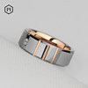 MOKANI light luxury trendy brand tungsten gold men's ring