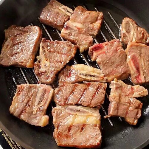 庄庆源黑椒牛仔骨牛排带骨腌制冷鲜牛小排400g西餐食材烤肉半成品 - 图2