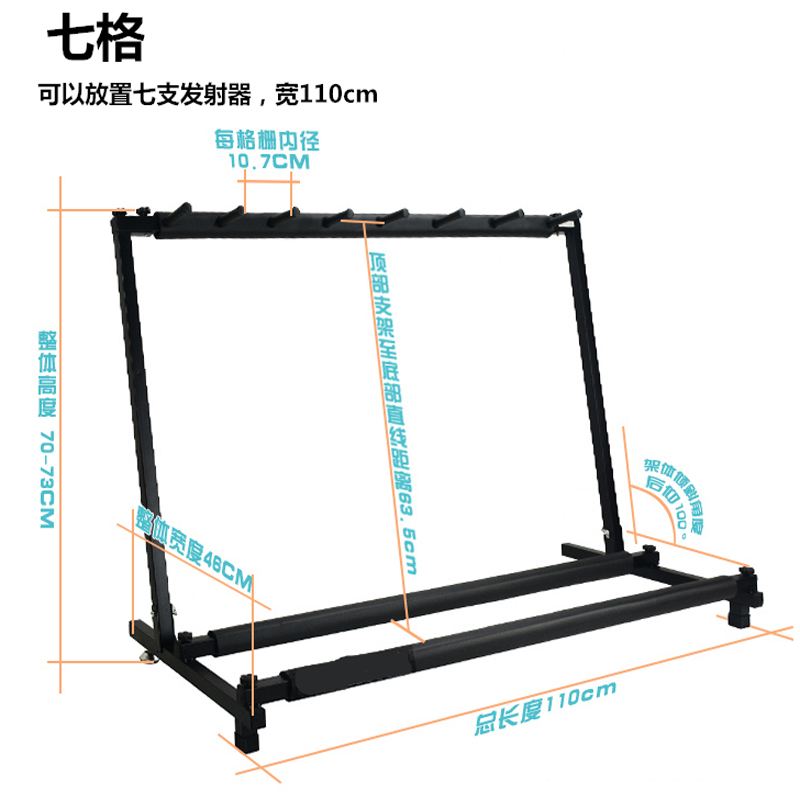 水弹玩具金属枪架专用模型展示支架立式落地摆放玩具改装配件M4AK - 图1