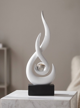 现代简约抽象树脂家居摆件