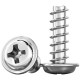 Hot selling on the entire network 304 round head with padded flat tail screw