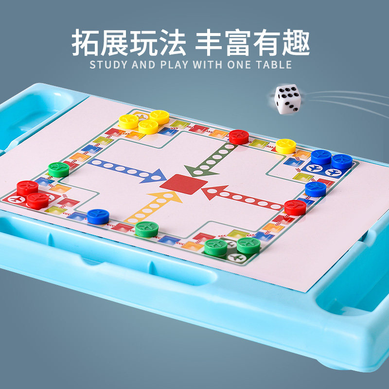 儿童积木桌子多功能拼装益智积木 宏腾玩具建构/拼插积木