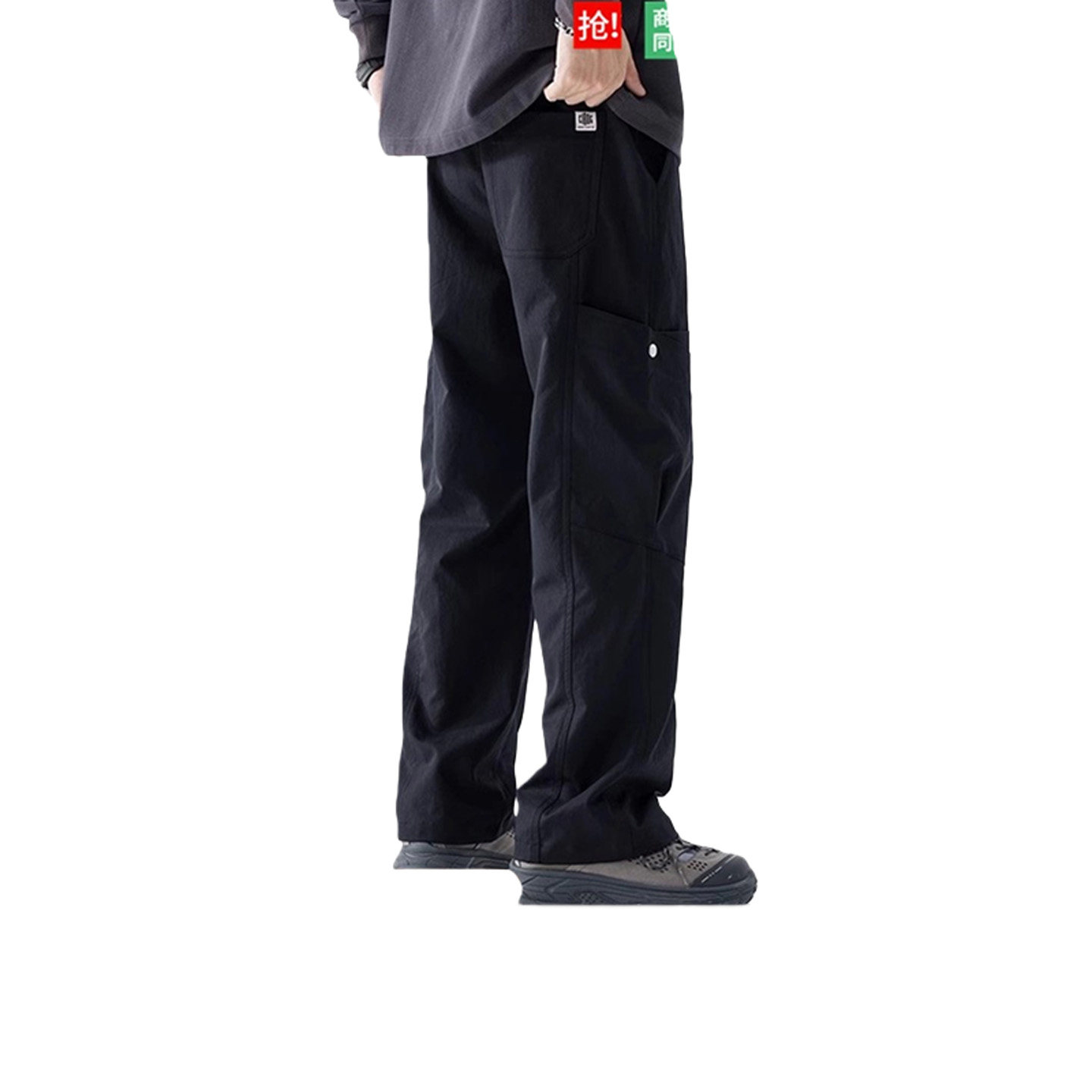 奥特莱斯官方折扣秋冬加绒裤男工装裤潮流时尚舒适直筒裤男潮牌,淘宝优惠券,粉丝福利购,淘宝优惠卷