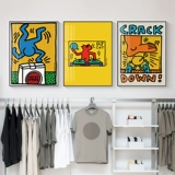 Тенденция мультфильма украшения живописи Кешалин Магазин одежды Фоны Фоны стены картина