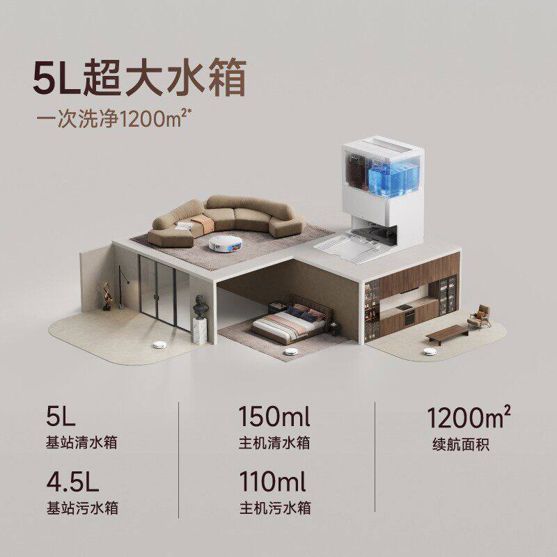 MOVA扫地机器人P70Pro滚筒家用吸拖一体自动清洗机全自动上下水