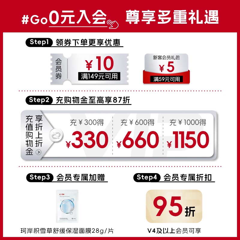 【新年礼物】珂岸男士护肤品套装洗面奶慕斯补水控油祛痘华熙生物,淘宝优惠券,粉丝福利购,淘宝优惠卷