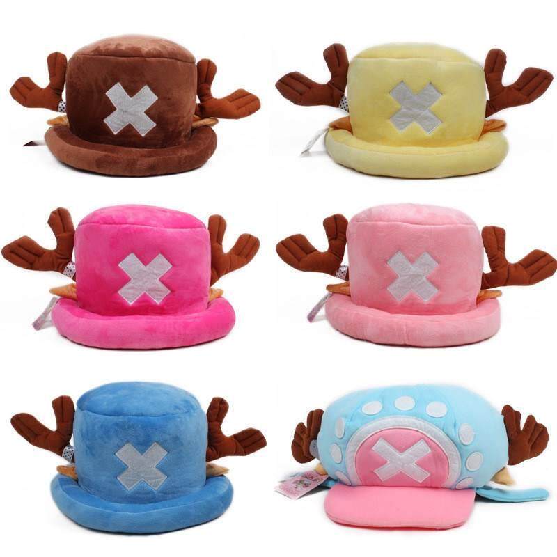 Tony Chopper plush cotton hat 海贼王托尼乔巴毛绒帽子新款新式 - 图0