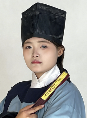 东坡巾宋制澜衫书生巾王阳明帽子