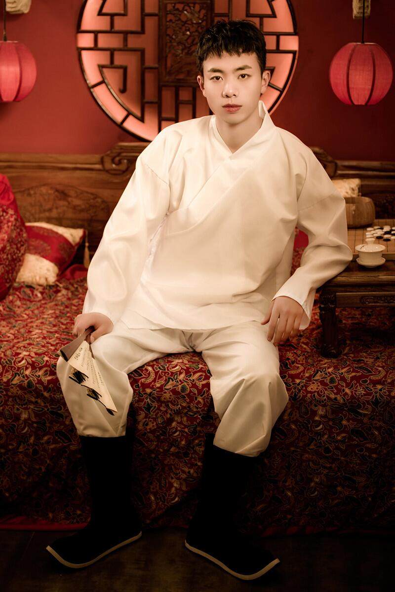 汉服中衣中裤男女情侣明制圆领袍飞鱼内搭交领打底贴身里衣秋冬款,淘宝优惠券,粉丝福利购,淘宝优惠卷