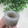 Xinjiang Hotan jade dot ink blue and white ring ring ring 23 ring ring ring hand strap certificate free shipping