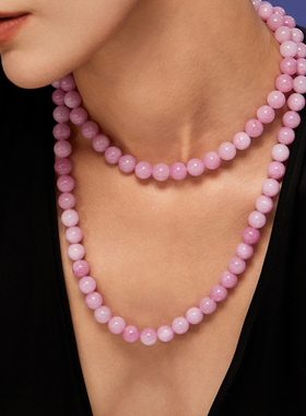 串珠紫黛项链紫色柔美