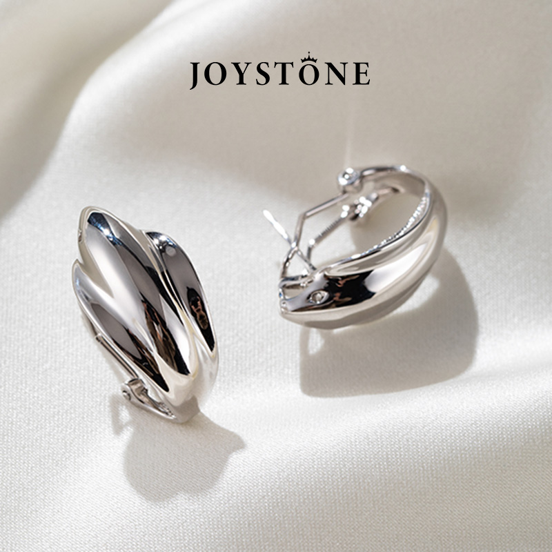 JOYSTONE 灵蛇耳环女18K镀金2024新款高级感百搭小众设计感贵气 - 图0