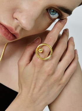 joystone星轨耳钉女欧美小众复古