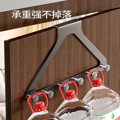 门后挂衣架三角挂钩衣柜外侧面挂架卧室直角门上高级感转角挂衣钩 - 图2