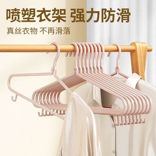 衣架挂衣家用衣服挂架子宿舍服装店专用网红防滑无痕衣撑成人大号